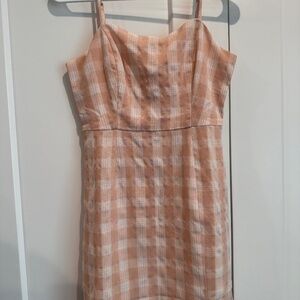 BP Pink Gingham Dress Size Small